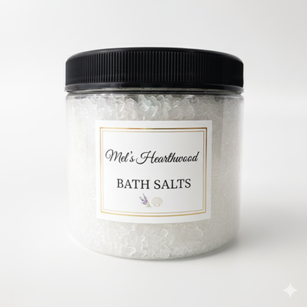 Premium Scented Bath Salts - Epsom & Dead Sea Salt Blend 16 oz