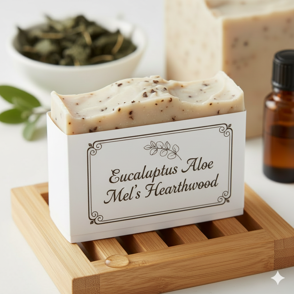 Eucalyptus Aloe Artisan Soap - Spa-Like Relaxing Bar