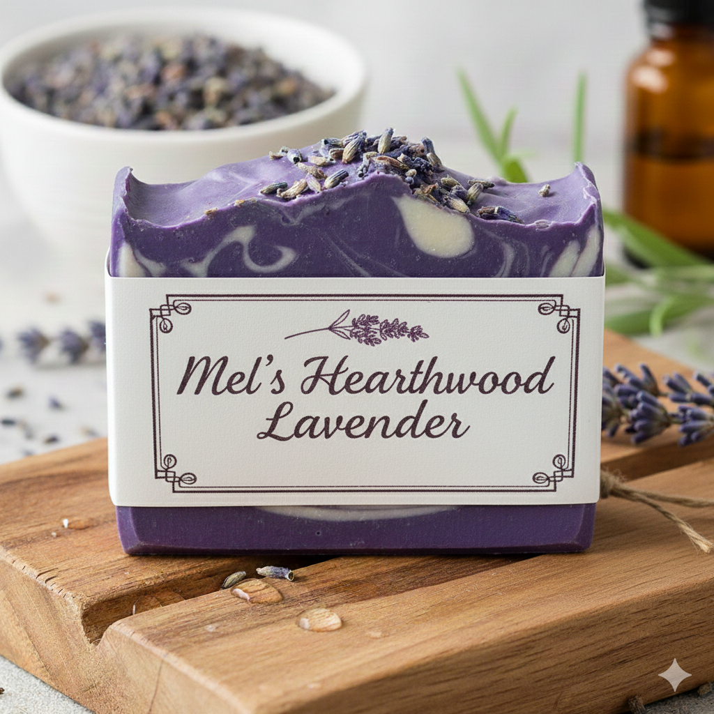 Lavender Cold Process Soap - Natural Calming & Relaxation