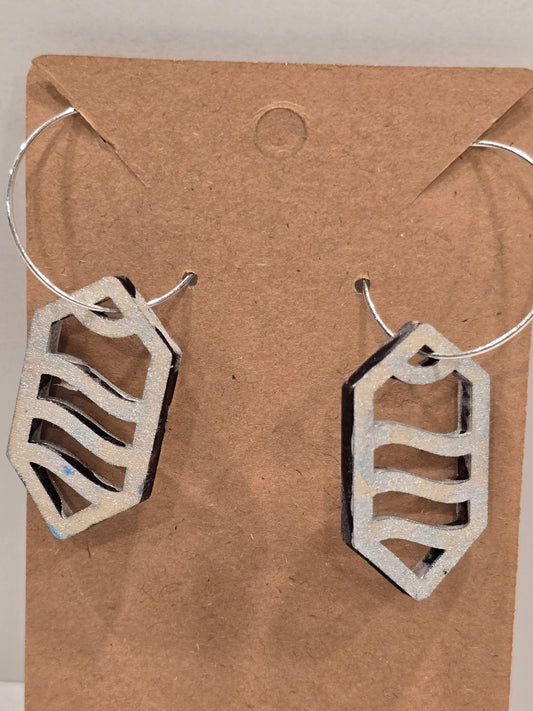 Laser Engraved Earrings