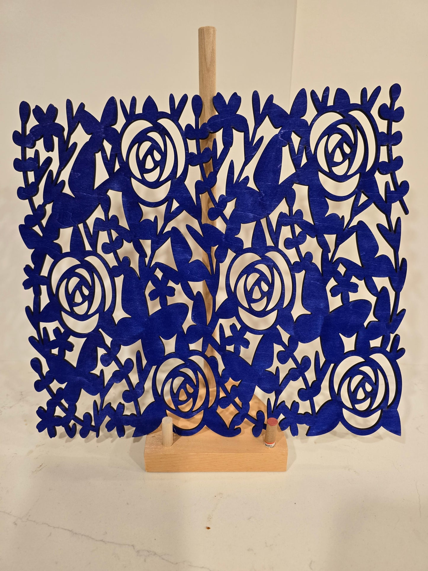 Blue Butterfly & Floral Laser Cut Placemats - Set of 2