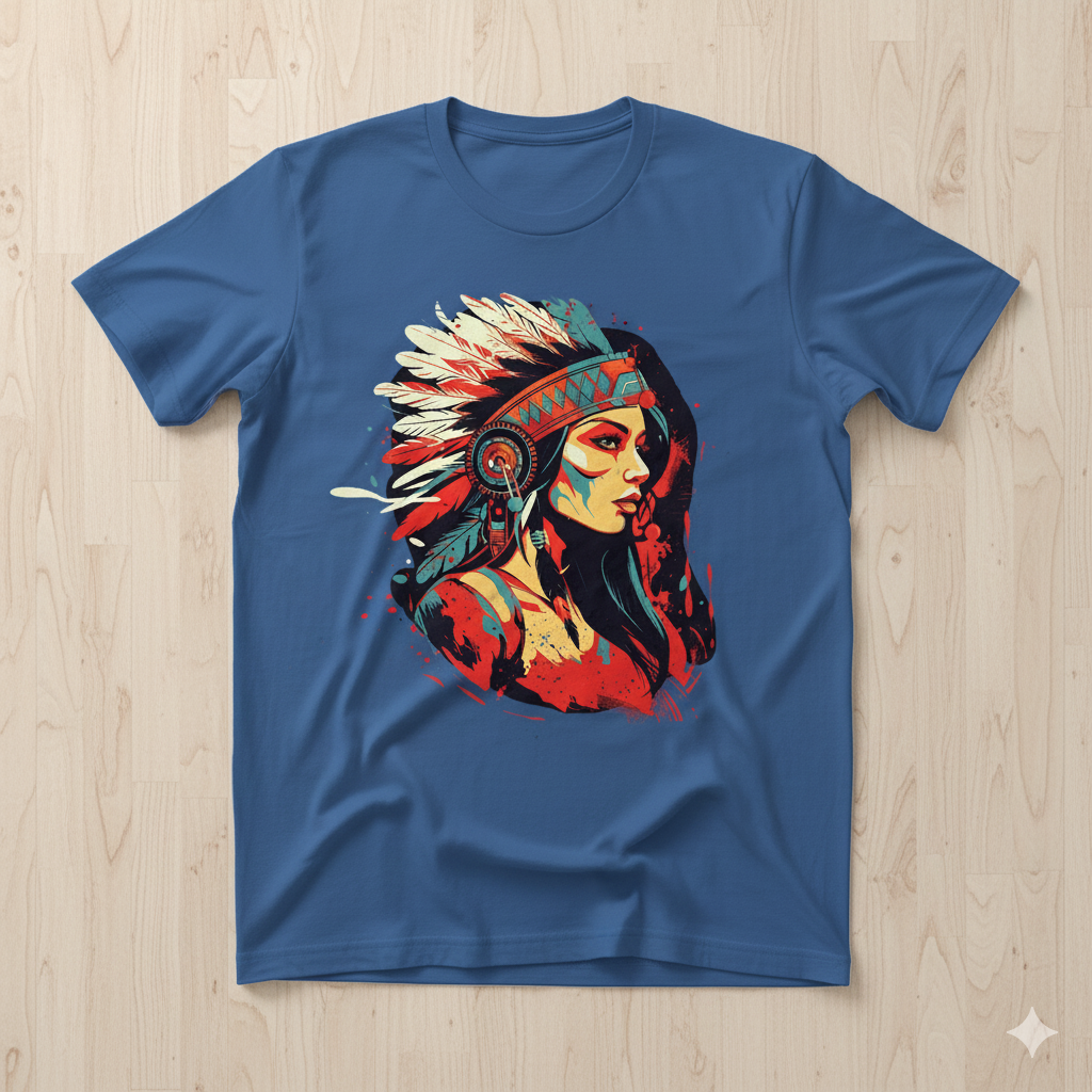 Native Spirit Portrait T-Shirt