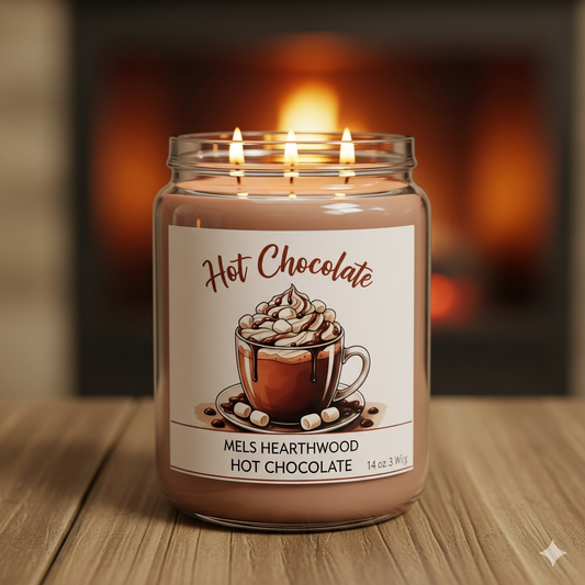 Hot Chocolate 3 Wick Candle - 14 oz