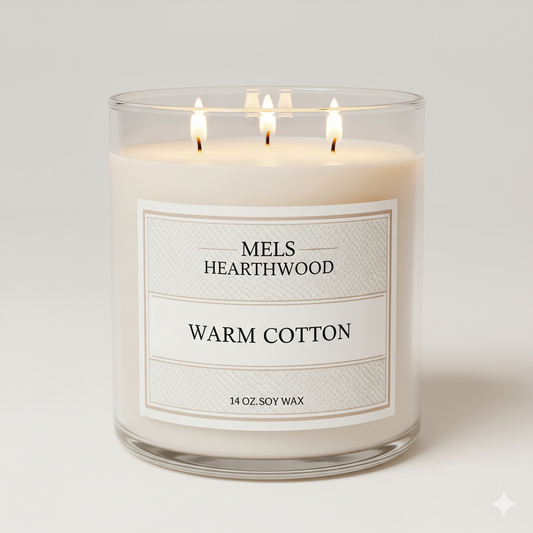 Warm Cotton - 14 oz 3-Wick Candle