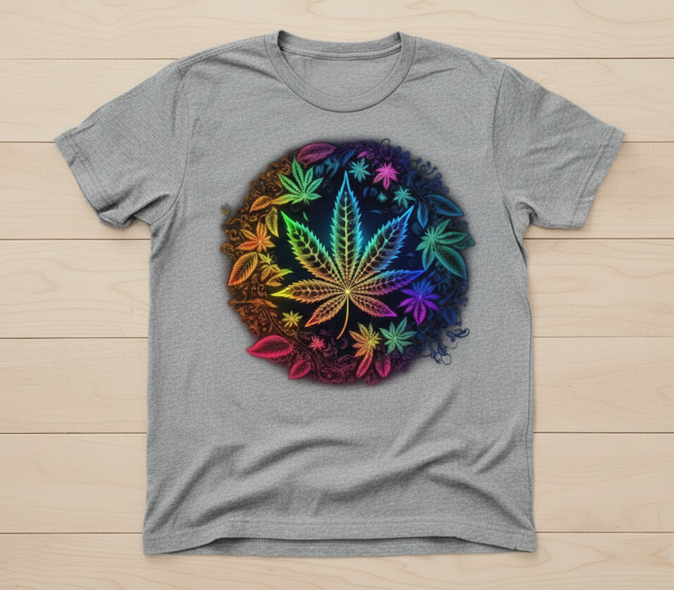 Multicolored Leaf T-Shirt