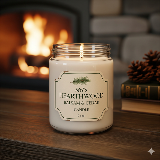Balsam and Cedar - 24 oz 2-Wick Paraffin Jar Candle