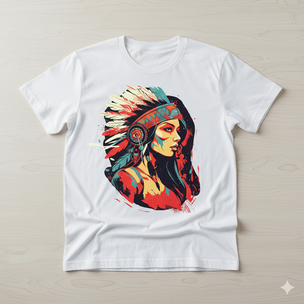 Native Spirit Portrait T-Shirt