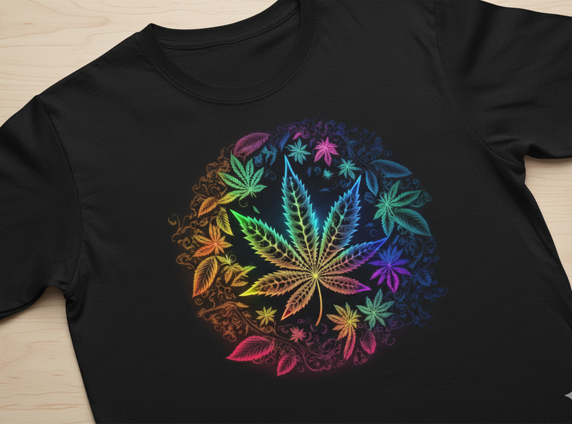 Multicolored Leaf T-Shirt