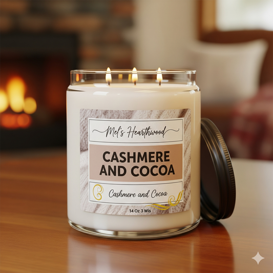 Cashmere & Cocoa 3-Wick Candle - 14 oz