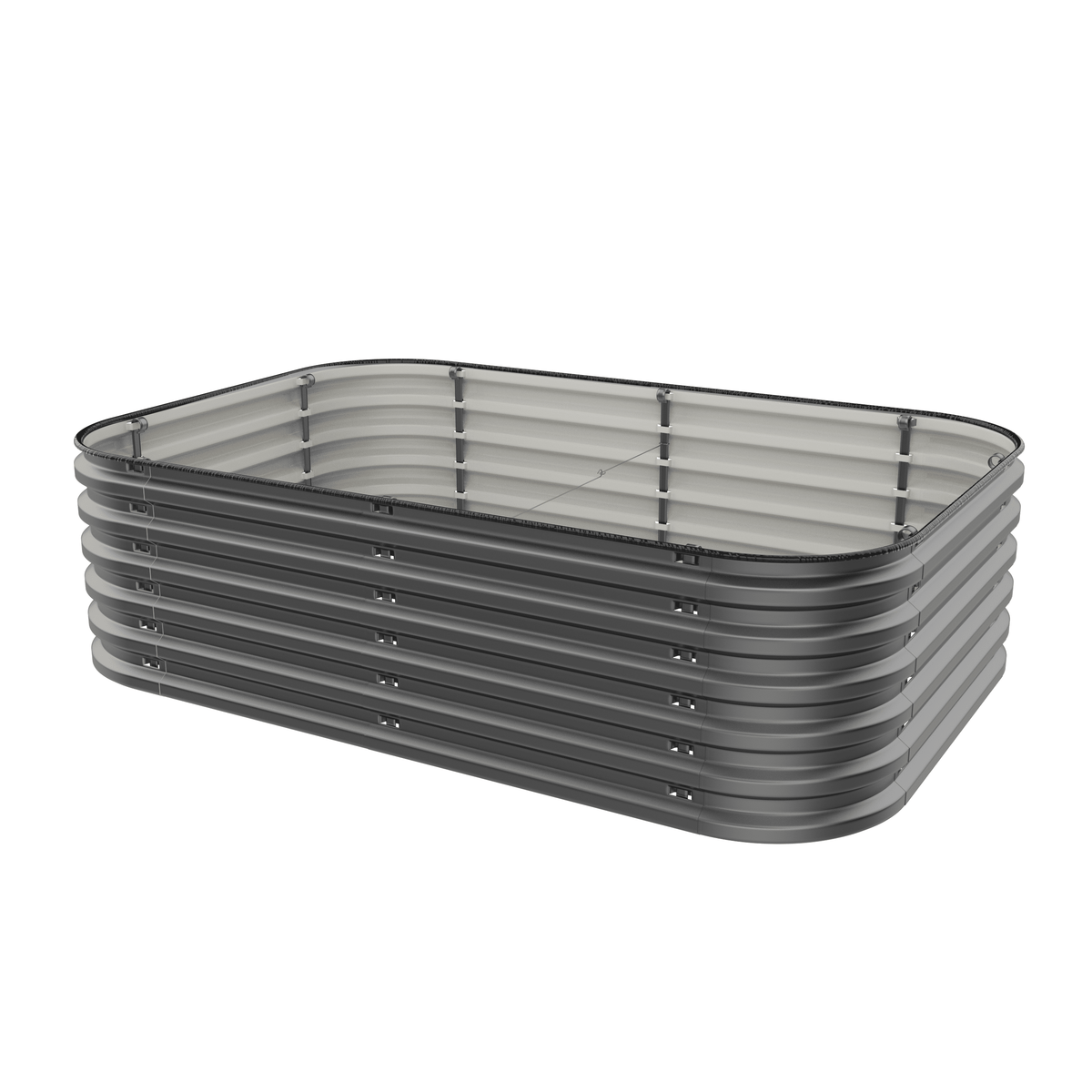 Gro-Rite "No Tools Needed" Premium Metal Raised Garden Bed Kit