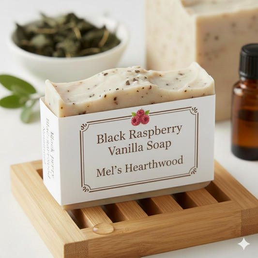 Black Raspberry Vanilla Bar Soap