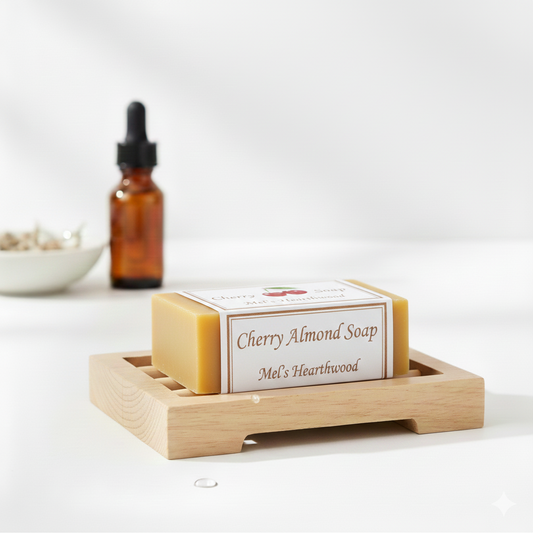 Cherry Almond Artisan Soap - Bestselling Oatmeal Exfoliating Bar