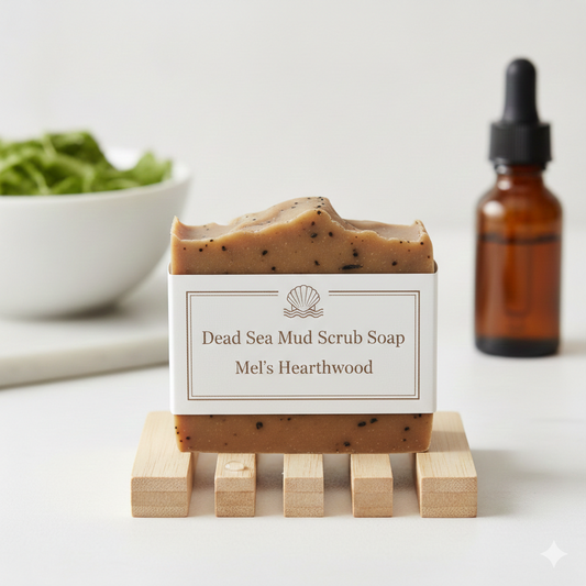 Dead Sea Mud Scrub Bar Soap