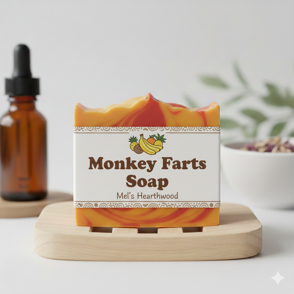 Monkey Farts Bar Soap