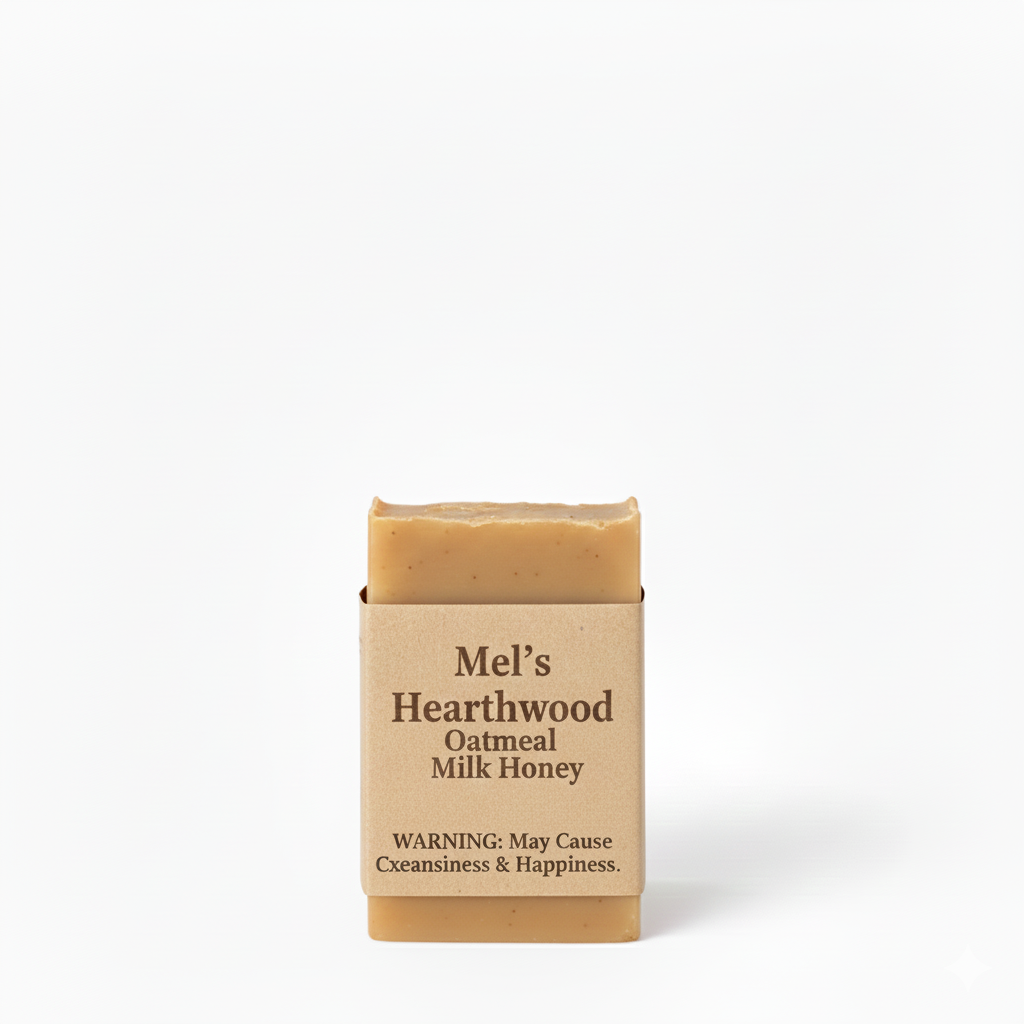 Oatmeal Milk & Honey Bar Soap - Handcrafted with Ground Oatmeal Exfoliant